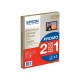 Epson Premium Glossy Photo Paper, foto papír, lesklý, bílý, A4, 255 g/m2, 30 ks, C13S042169, inkoustový,promo 1+1