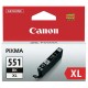 Originální inkoust Canon CLI-551BkXL (6443B001), černý, 11 ml, XL