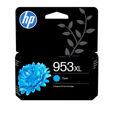 Originální inkoust HP F6U16AE (953XL), azurový, 1600 stran