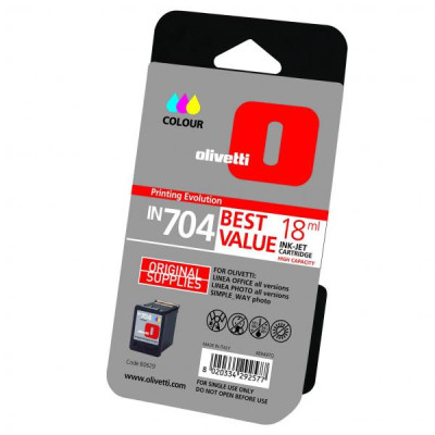 Originální inkoust Olivetti B0629, barevný, 18 ml