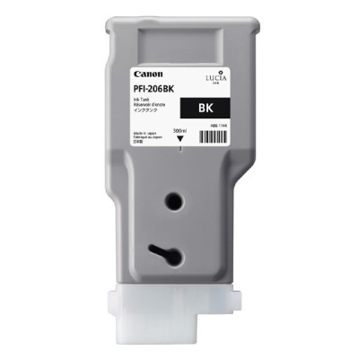 Originální inkoust Canon PFI-206Bk (5303B001), černý, 300 ml
