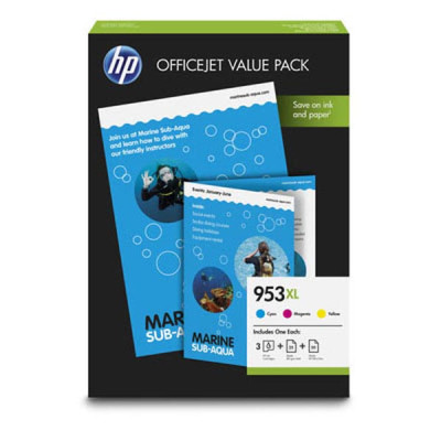 Originální inkoust HP 1CC21AE (953XL), CMY, 1600 stran, 3-pack