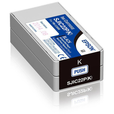 Originální inkoust Epson SJIC22P-K (C33S020601), černý, 32,6 ml