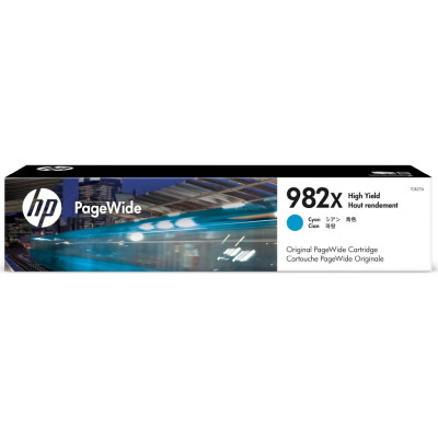 Originální inkoust HP T0B27A (982X), azurový, 16000 stran