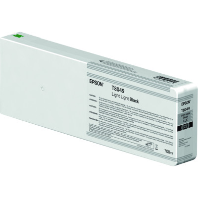 Originální inkoust Epson T8049 (C13T804900), světle světle černý, 700 ml