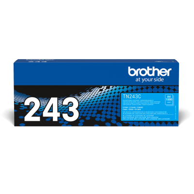 Originální toner Brother TN-243C, azurový, 1000 stran