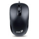 Genius Myš DX-110, 1000DPI, optická, 3tl., 1 kolečko, drátová, černá
