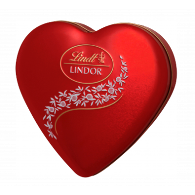 Čokoládové srdce Lindt, 212 g