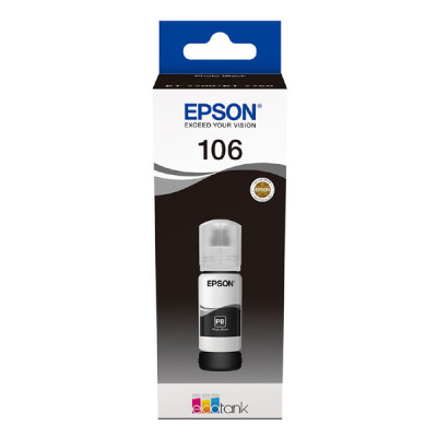 Originální inkoust Epson T00R1 (C13T00R140, 106), photo černý, 70 ml