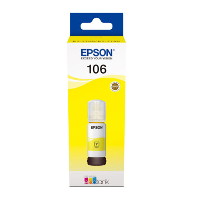 Originální inkoust Epson T00R4 (C13T00R440, 106), žlutý, 70 ml