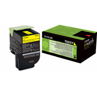 Originální toner Lexmark 70C2XY0 (70C2XYE), žlutý, 4000 stran