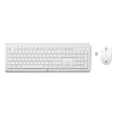 HP Sada klávesnice HP C2710, AAA, klasická, 2.4 [GHz], bílá