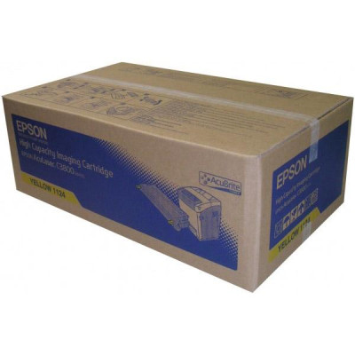 Originální toner Epson C13S051124, žlutý, 9000 stran