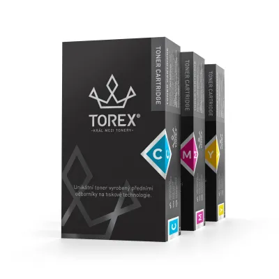 TOREX® toner kompatibilní s HP CF371AM (128A), CMY, 3 × 1300 stran, 3-pack