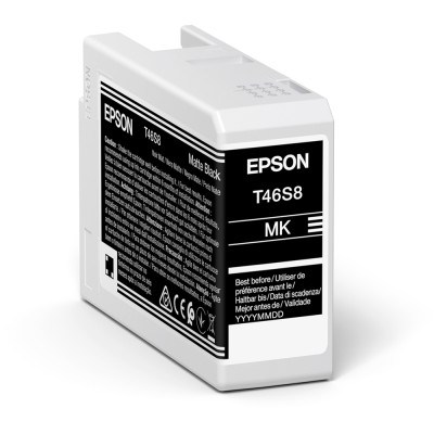 Originální inkoust Epson T46S8 (C13T46S80N), matně černý, 25 ml