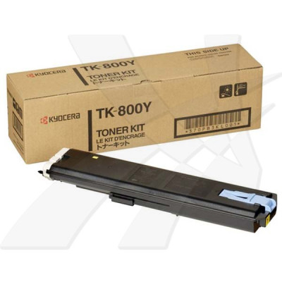 Originální toner Kyocera TK-800Y, žlutý, 10000 stran