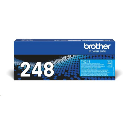 Originální toner Brother TN-248C, azurový, 1000 stran