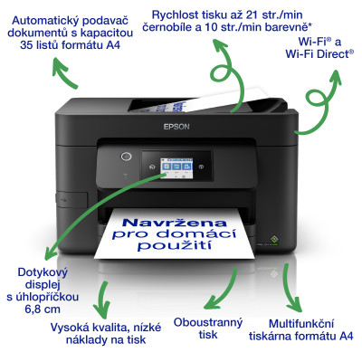Multifunkční tiskárna Epson WorkForce Pro WF-3820DWF (C11CJ07403)