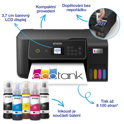 Inkoustová tiskárna Epson EcoTank L3280 (C11CJ66426)