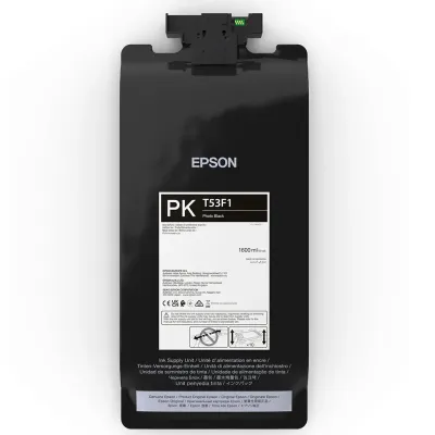 Originální inkoust Epson T53F1 (C13T53F100), photo černý, 1600 ml