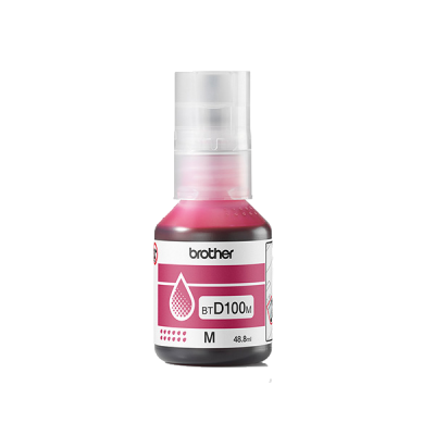 Originální inkoust Brother BT-D100M, purpurový, 5000 stran (48,8 ml)