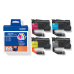 Originální inkoust Brother LC-521VAL, CMYK, 500 stran, 4-pack