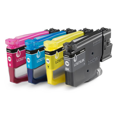 Originální inkoust Brother LC-527XLVAL, CMYK, 3000/2000 stran, 4-pack