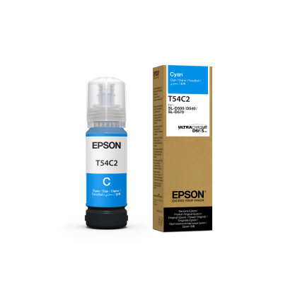Originální inkoust Epson T54C2 (C13T54C220), azurový, 70 ml