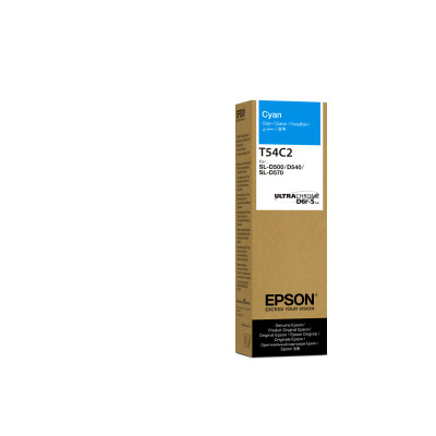 Originální inkoust Epson T54C2 (C13T54C220), azurový, 70 ml
