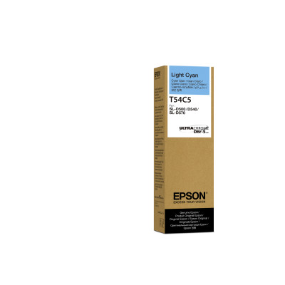 Originální inkoust Epson T54C5 (C13T54C520), světle azurový, 70 ml