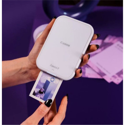 Vánoční sada: Bílá mini tiskárna Canon + 30 ks fotopapír + dárkový poukaz 300 Kč na nákup tonerů TOREX