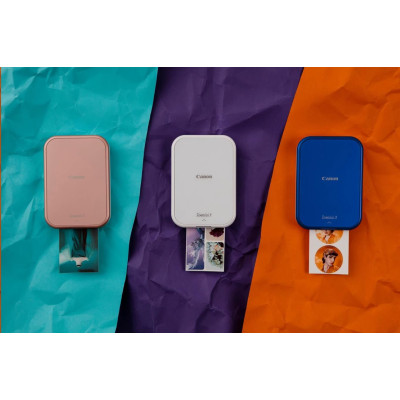 Vánoční sada: Růžová mini tiskárna Canon + 30 ks fotopapír + dárkový poukaz 300 Kč na nákup tonerů TOREX