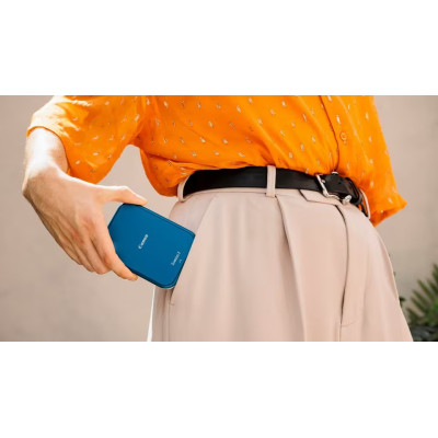 Vánoční sada: Modrá mini tiskárna Canon + 30 ks fotopapír + dárkový poukaz 300 Kč na nákup tonerů TOREX