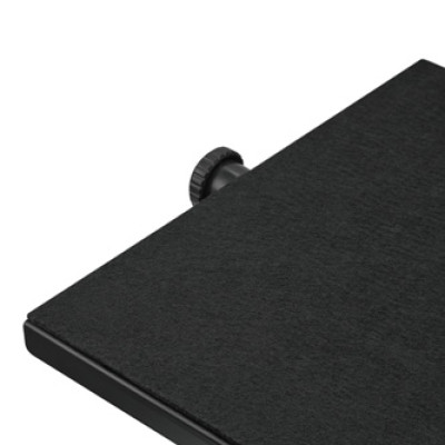 Powerton ERGO FLEX podstavec pod nohy, černý