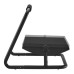 Powerton ERGO FLEX podstavec pod nohy, černý