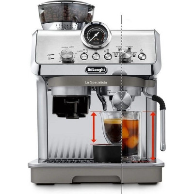 De'Longhi La Specialista Arte Evo EC9255.M pákový kávovar, stříbrná