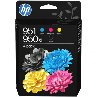 Originální inkoust HP C3WK1AE (950XL/951), CMYK, 1650/535 stran, 4-pack