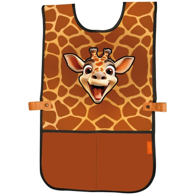 Zástěra - pončo, polyesterová, Giraffe