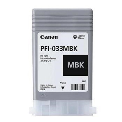 Originální inkoust Canon PFI-033 MBK (7476C001), matně černý, 55 ml