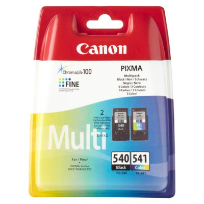 Originální inkoust Canon PG-540/CL-541 (5225B006), černý/barevný, 8 + 8 ml, 2-pack