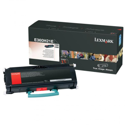 Originální toner Lexmark E360H21E, černý, 9000 stran