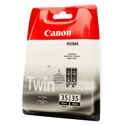 Originální inkoust Canon PGI-35Bk (1509B012, 1509B029), černý, 2 x 191 stran (2 × 9 ml), 2-pack