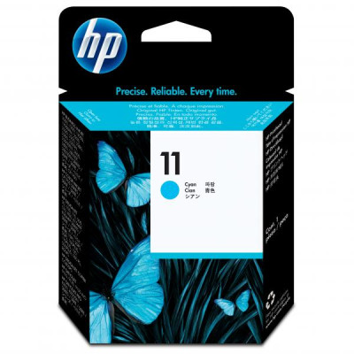 Originální tisková hlava HP C4811A (11), azurová, 24000 stran