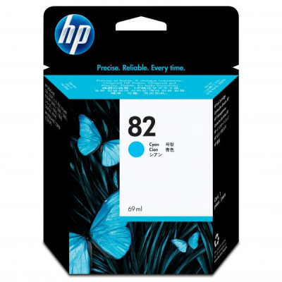 Originální inkoust HP C4911A (82), azurový, 69 ml