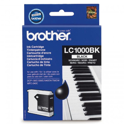 Originální inkoust Brother LC-1000HYBk, černý, 900 stran