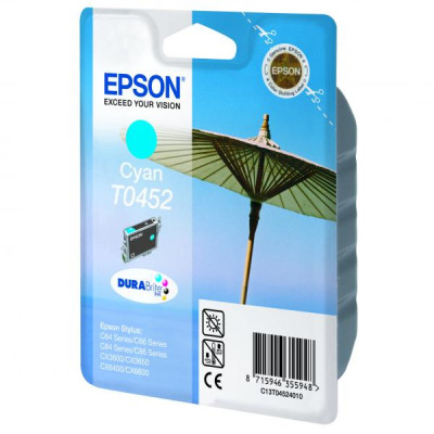 Originální inkoust Epson T0452 (C13T045240), azurový, 250 stran (8 ml)
