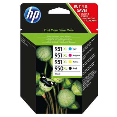 Originální inkoust HP C2P43AE (950XL/951XL), CMYK, 2300/1500 stran, 4-pack