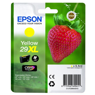 Originální inkoust Epson T2994 (C13T29944010, T29XL), žlutý, 6,4 ml