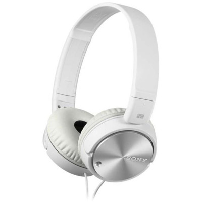 SONY MDR-ZX110NA, bílá sluchátka
