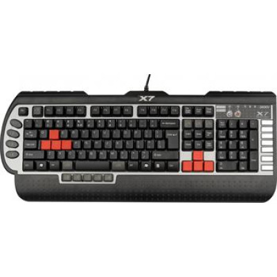A4tech G800MU, profesionální herní klávesnice,USB HUB,Audio In / Out,PS2